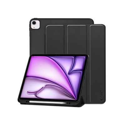 Tech-Protect Smartcase Pen калъф, съвместим с iPad Air 6, 13 инча, черен (TP308651) (TP308651)