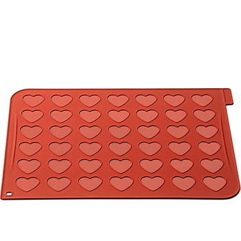 Silikomart Форма за сладки Silikomart Mac03 сърца 30 x 40 см (23.043.00.0065)