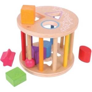 Bigjigs Toys - Дървен търкалящ се сортер