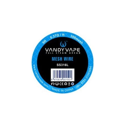 Vandy Vape Mesh 300 SS316 1,5m – Zboží Mobilmania