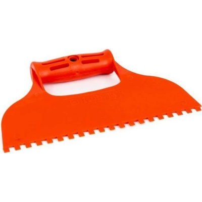 KUBALA Stěrka plastová zuby, 6 x 6 mm, oranžová