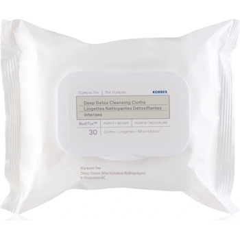 KORRES Olympus Tea кърпички за почистване и премахване на грим 30 бр