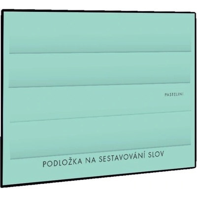 Karton P+P Podložka na sestavování slov PASTELINI zelená