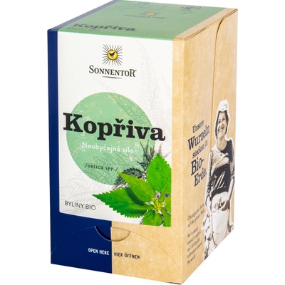 Sonnentor Kopřiva bio porcovaný dvoukomorový čaj 18 g
