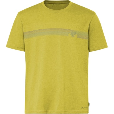 Vaude Мъжка фланелка с къс ръкав за колоездене Vaude Cyclist V T-shirt - Light Leaf (016-6999-2413)