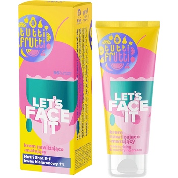 Farmona Natural Cosmetics Laboratory Хиалуронова Киселина 1% хидратиращ матиращ крем + Nutri Shot E+F Farmona Tutti Frutti Let's Face it (FATF979372)