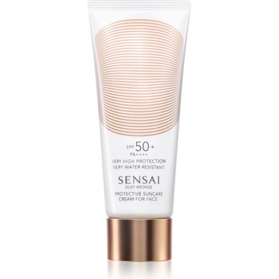 SENSAI Silky Bronze защитен крем за лице против слънчеви лъчи SPF 50+ 50ml