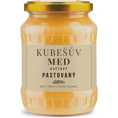Kubešův Med květový pastovaný šlehaný 480 g