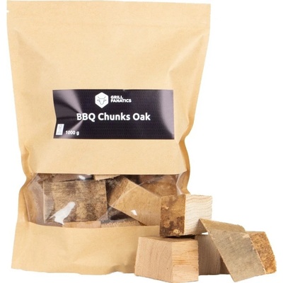 Grill Fanatics Dub drevené kúsky BBQ 1 kg