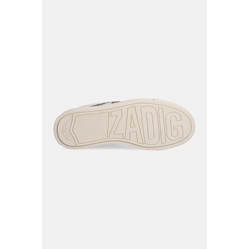 Zadig&Voltaire Велурени маратонки ZADIG&VOLTAIRE La Flash в бежово SWSN00488 (SWSN00488)