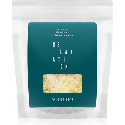 Souletto Peppermint & Ginger Bath Salt сол за баня 500 гр