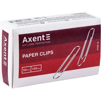 AXENT Кламери никелирани 50 mm Axent 100 бр (1903016-4102-A)