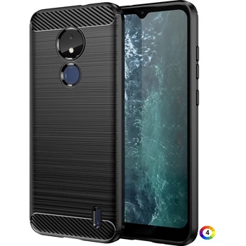 Image 1 of Nokia C21 Удароустойчив Carbon Fiber Калъф и Протектор