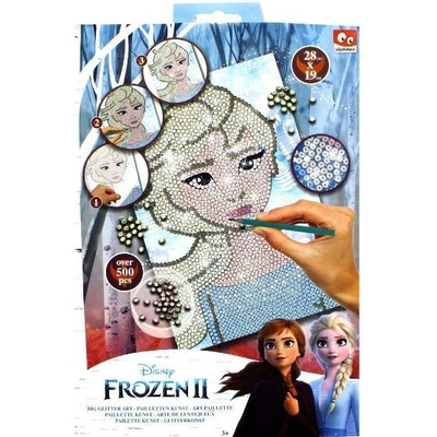 Canenco Obrázek s třpytivými flitry Frozen 2 Ledové království kreativní sada