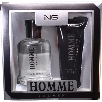 NG Perfumes Homme EDP 100 ml + sprchový gel 100 ml dárková sada