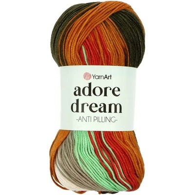 YarnArt Adore Dream 1069 sivo horčicová