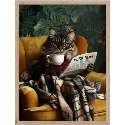 Obraz v rámu Cosy Carl, 40 × 30 cm OB-22794