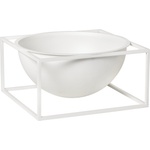 Audo Copenhagen Купичка Kubus centerpiece ниска 12 см бяла (71068-000567)
