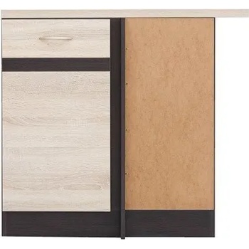 Image 1 of Black Red White Долен ъглов шкаф dnw/100/82/p- десен