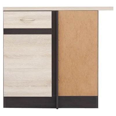 Black Red White Долен ъглов шкаф dnw/100/82/p- десен