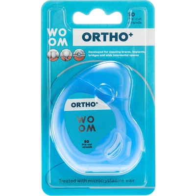Woom ORTHO+ortodontická zubní nit 50 ks – Zboží Dáma