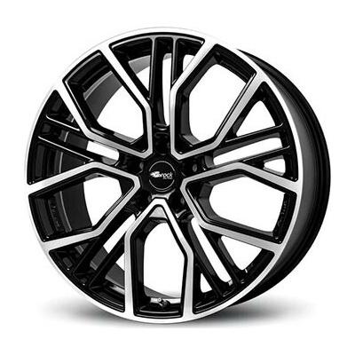 Brock B41 10.5x21 5x120 ET42 black polished