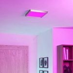 EGLO 901384 -LED RGBW димируемо таванно осветително тяло за баня FUEVA-Z LED/13, 5W/230V 29, 5cm IP44 хром (EG901384)
