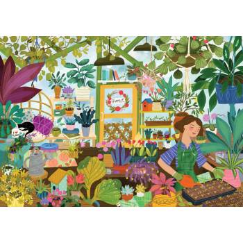 Pieces & Peace - Puzzle My Happy Place is in the Greenhouse - 1 000 piese