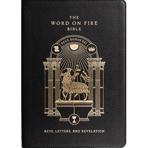 The Word on Fire Bible (Volume II): Acts, Letters and Revelation Leather (ISBN: 9781943243860)