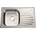 Inter Ceramic Кухненска мивка ICK 8022 R TAMPICO, неръждаема стомана, дясна, със сифон, 80x50см (8022 R)