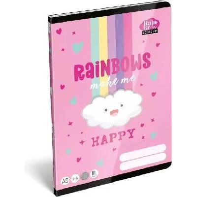 Lollipop Rainbow Linkovaný sešit A5 3. třída