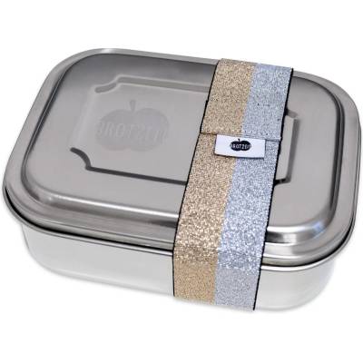 Brotzeit ZWEIER nerezová lunchbox 950 ml- zlatá/stříbrná