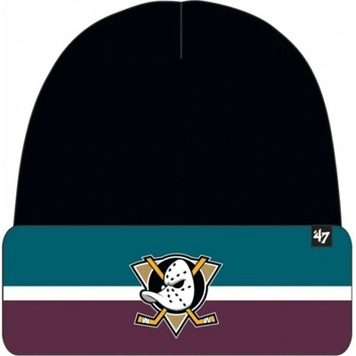 47 Brand Zimní čepice Anaheim Ducks Split Cuff 47 Cuff Knit Black