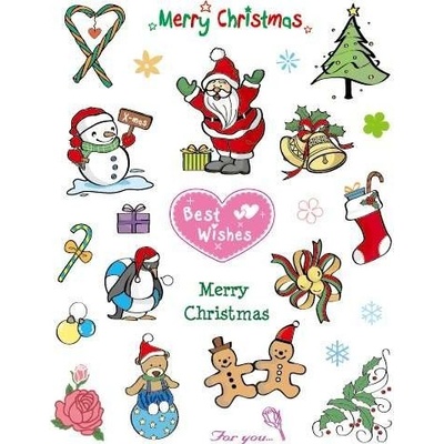 Creatoys Gelová razítka Merry Christmas II.