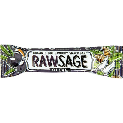 LIFEFOOD BIO RAW Rawsage slaná tyčinka olivová 25 g