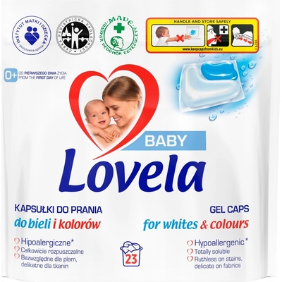 Lovela kapsuly na pranie farebnej a bielej bielizne 23 PD