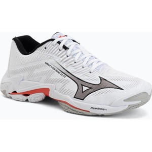 Mizuno Обувки за волейбол Mizuno Wave Lightning Elite white/black/fiery red