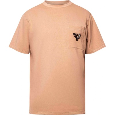Fallen tričko Trademark Pocket Tee Tan/Black
