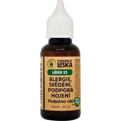 Dokonalá Láska Alergia, hojenie, svrbenie - podporný olej 30 ml