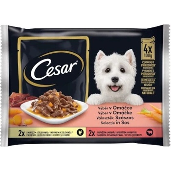 Cesar Adult Selection mix v omáčke 400 g