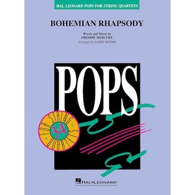 Queen Bohemian Rhapsody pre sláčikový kvartet Score And Parts