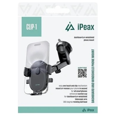 iPEAX držák do auta na palubní desku CLIP-1 černý 90010149