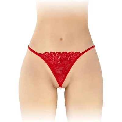 Fashion Secret Еротични прашки с перли Fashion Secret Venusina червени