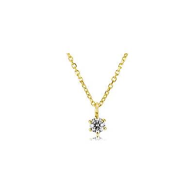 Moon Diamonds Zlatá retiazka s briliantovým príveskom 20 00343 1250F