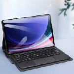 Samsung DUX DUCIS кожен калъф с Bluetooth клавиатура и тъчпад за Samsung Galaxy Tab S10 Lite / S10 FE / S9