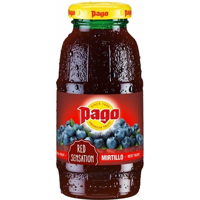 Pago čučoriedkový džús v skle 200 ml