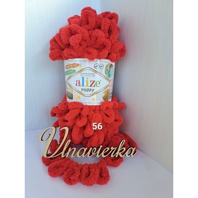 Alize Puffy 56 červená