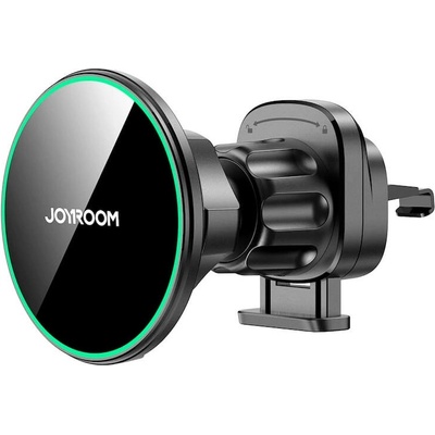JOYROOM Поставка за радиаторa на кола с безжично зареждане за iPhone с Magsafe - Joyroom Qi2 Magnetic Wireless Vent Car Charge Holder 15W (черен) (THP1916)