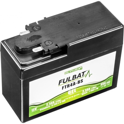 Baterie 12V, YTR4A-BS GEL, 12V, 2.3Ah, 45A, bezúdržbová GEL technologie 113x48x85 FULBAT (aktivovaná ve výrobě)