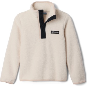 Columbia Детски поларен пуловер Columbia Kid's Helvetia II Half Snap Fleece Fleece jumper - Chalk / Black (704-4211-0316)